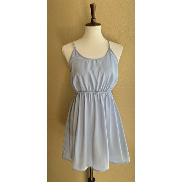Glamorous Dresses & Skirts - Glamorous Womens Blue Low Back Party Prom Strappy Dress Size S $58